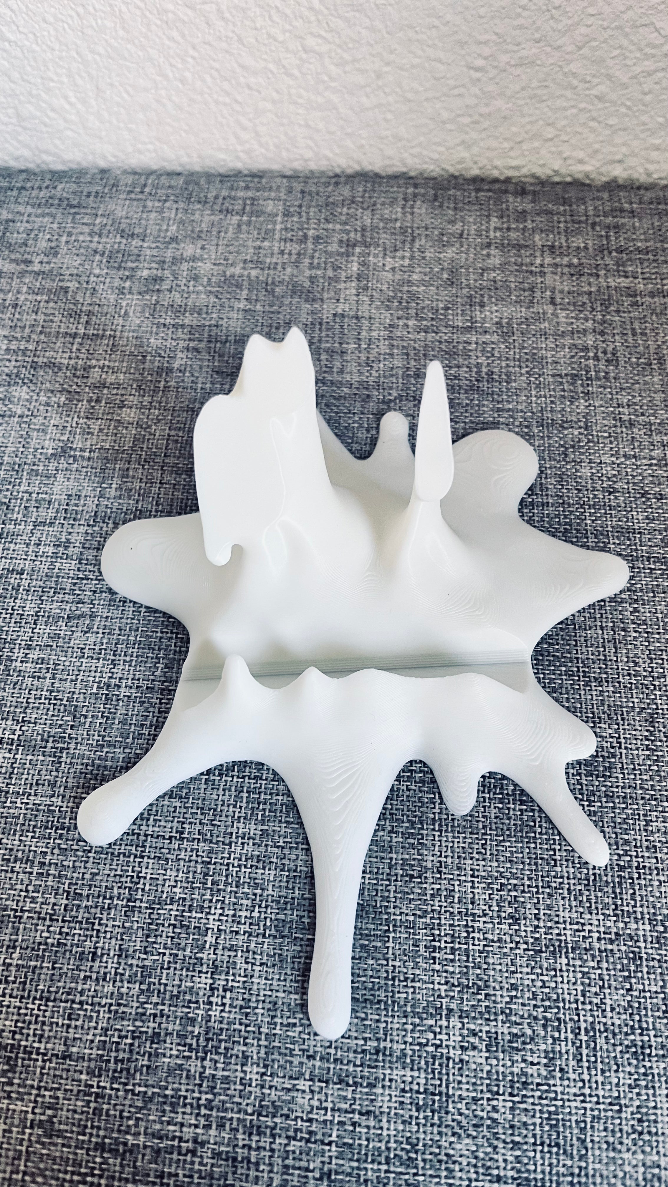 Lot de 2 Supports Téléphone Splash – Blanc & Noir