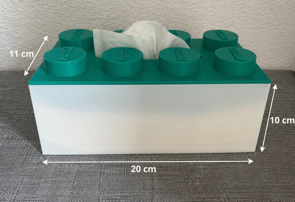 Boîte à Mouchoirs Style Briques de Construction – Impression 3D