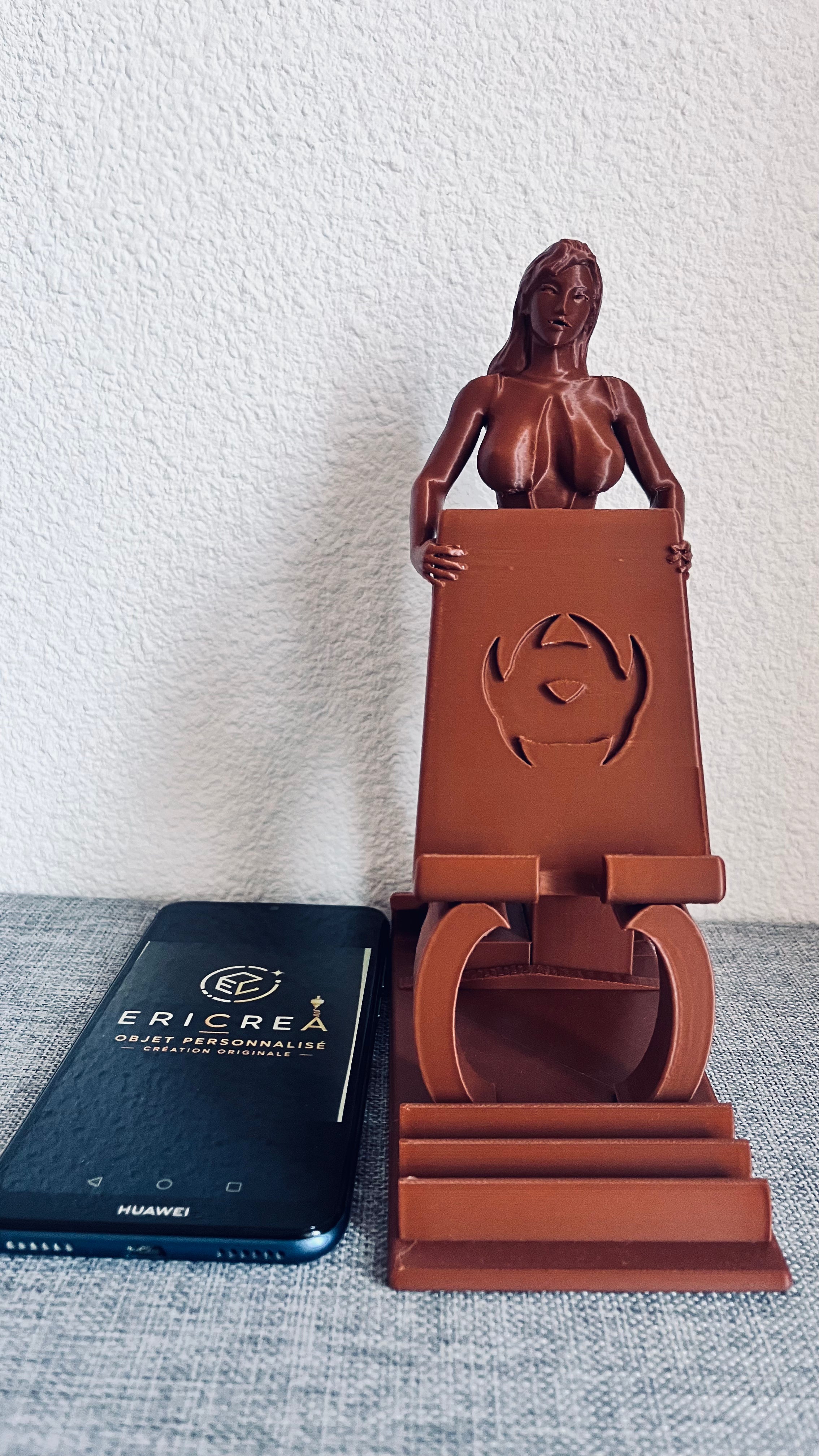 Support téléphone 3D – Figurine Glamour
