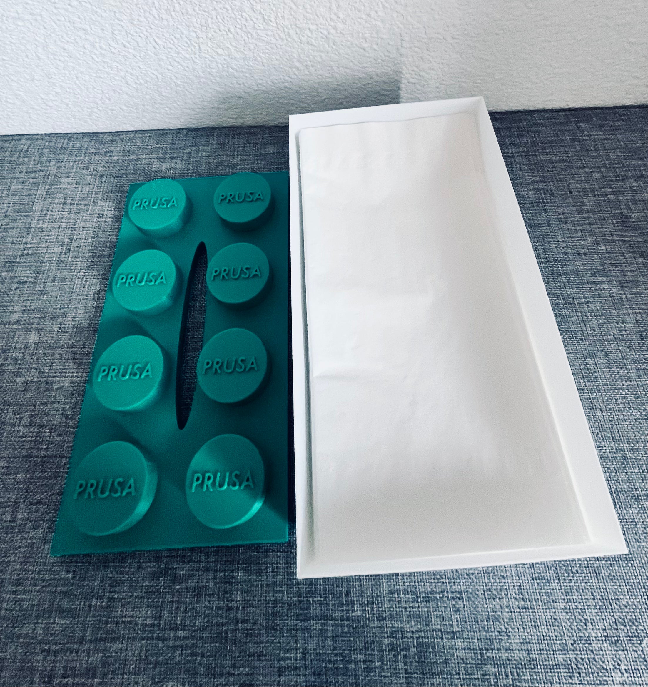 Boîte à Mouchoirs Style Briques de Construction – Impression 3D