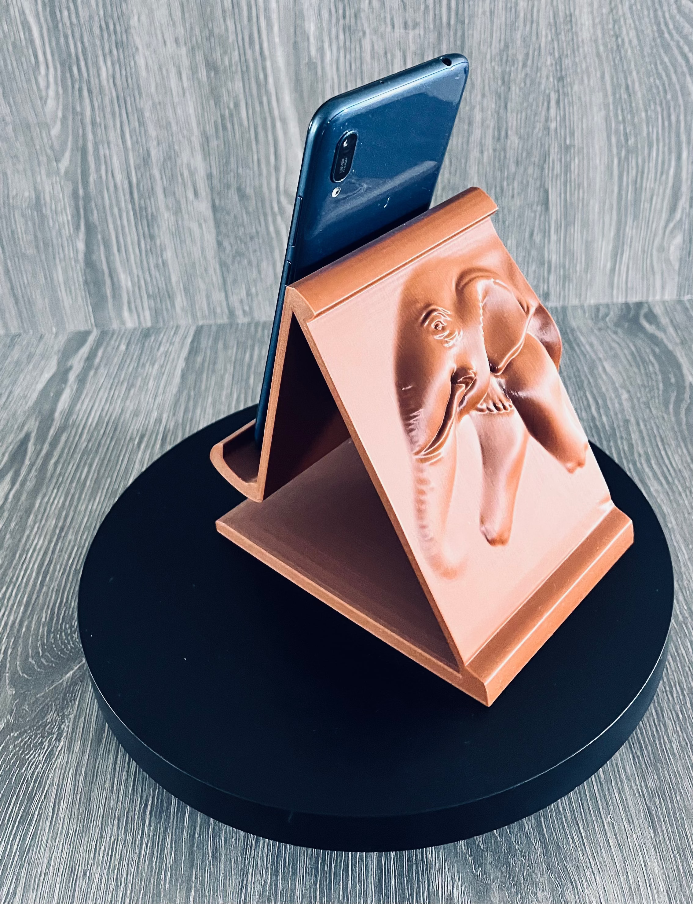 Support Éléphant Élégance – Tablette & Smartphone – Impression 3D
