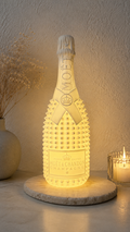 Éclat de Champagne Lumineux – Bouteille LED Décorative – Impression 3D