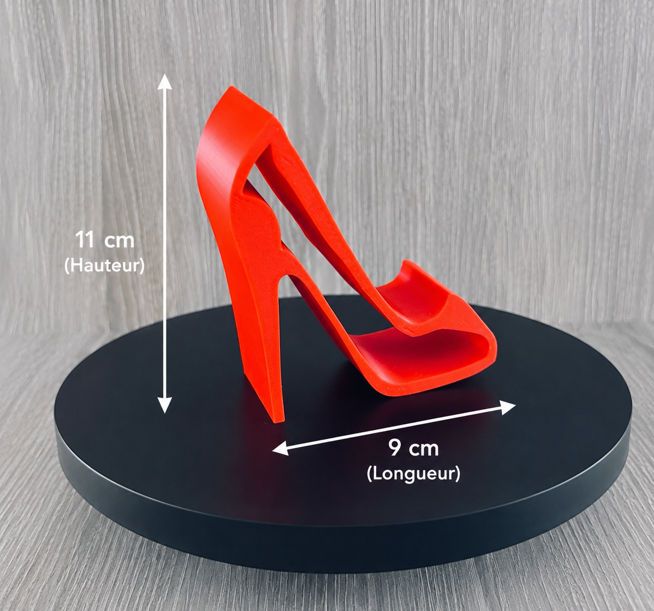 Support Smartphone Éclipse Rouge – Impression 3D