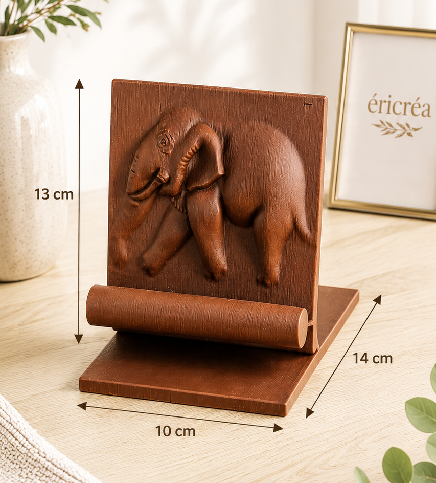 Support Éléphant Élégance – Tablette & Smartphone – Impression 3D
