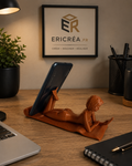Support téléphone – Femme au bord de plage