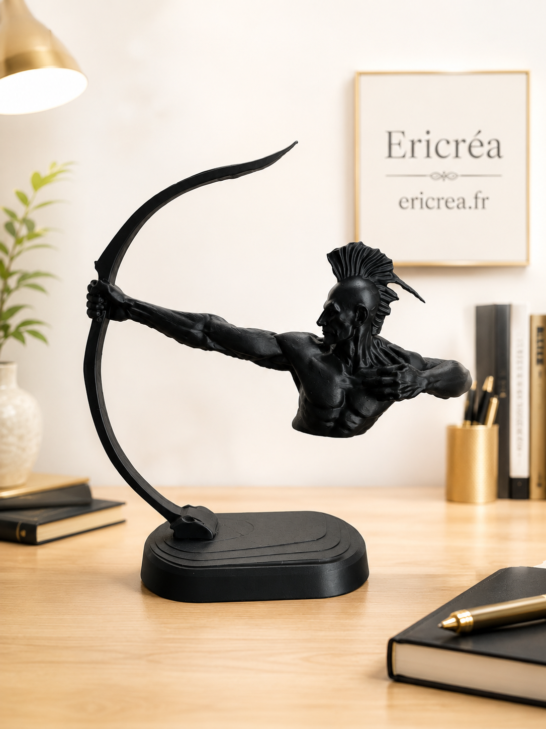 Statue Archer – Sculpture 3D moderne au design spectaculaire