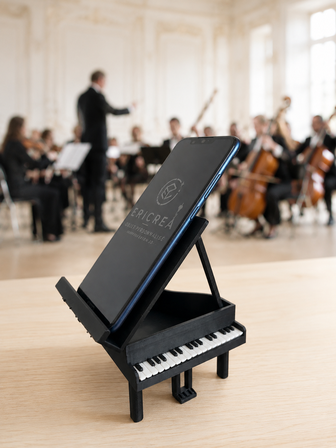 Support téléphone Piano à queue – Impression 3D