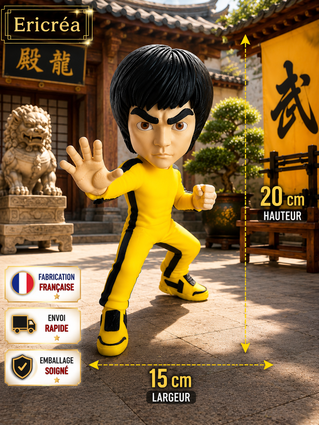 Figurine Bruce Lee – Édition Collection 3D