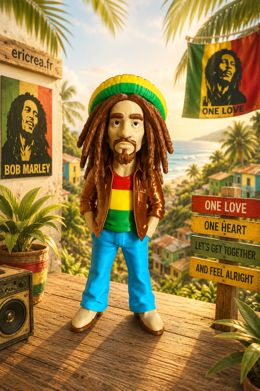 Figurine Bob Marley – Esprit Reggae & Jamaïque