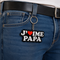 Porte-clés J’aime Papa – Cadeau pour papa