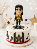 Figurine Michael Jackson à poser sur gâteau