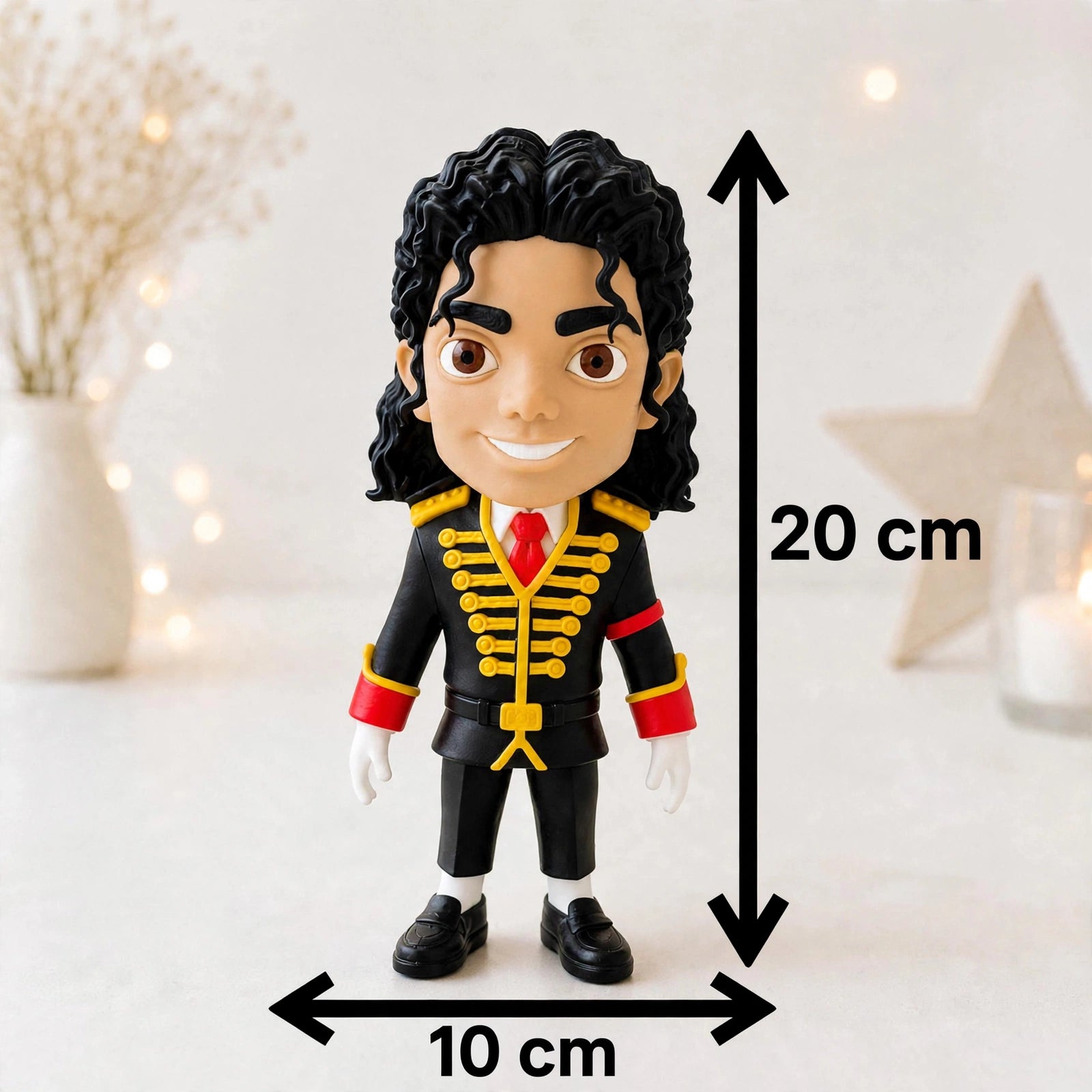 Figurine Michael Jackson à poser sur gâteau