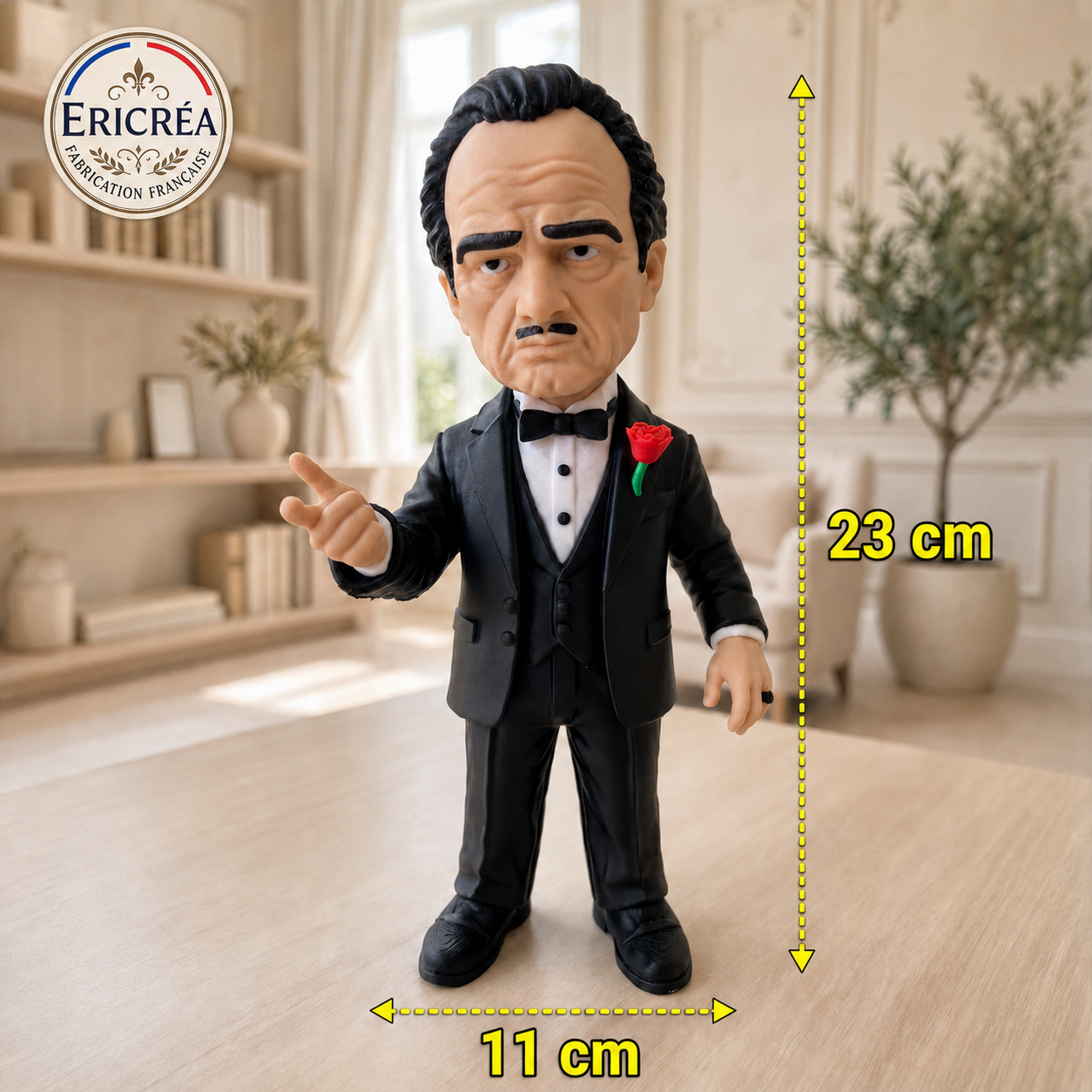 Figurine Le Parrain – Décoration de gâteau à conserver