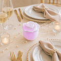 Rose lumineuse décorative – L’élégance au cœur de votre table