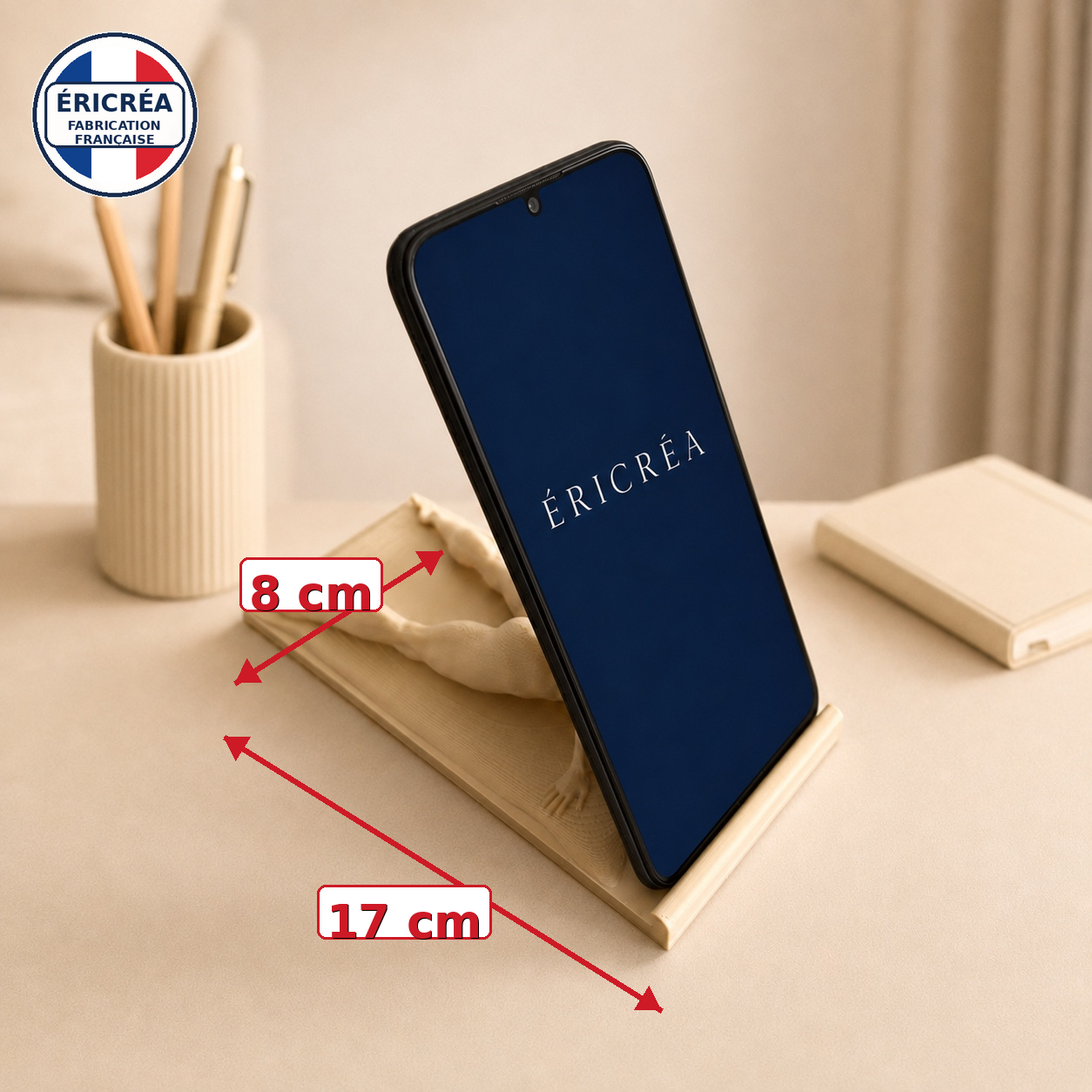 Support de téléphone Femme Sculpturale – Élégance Sensuelle