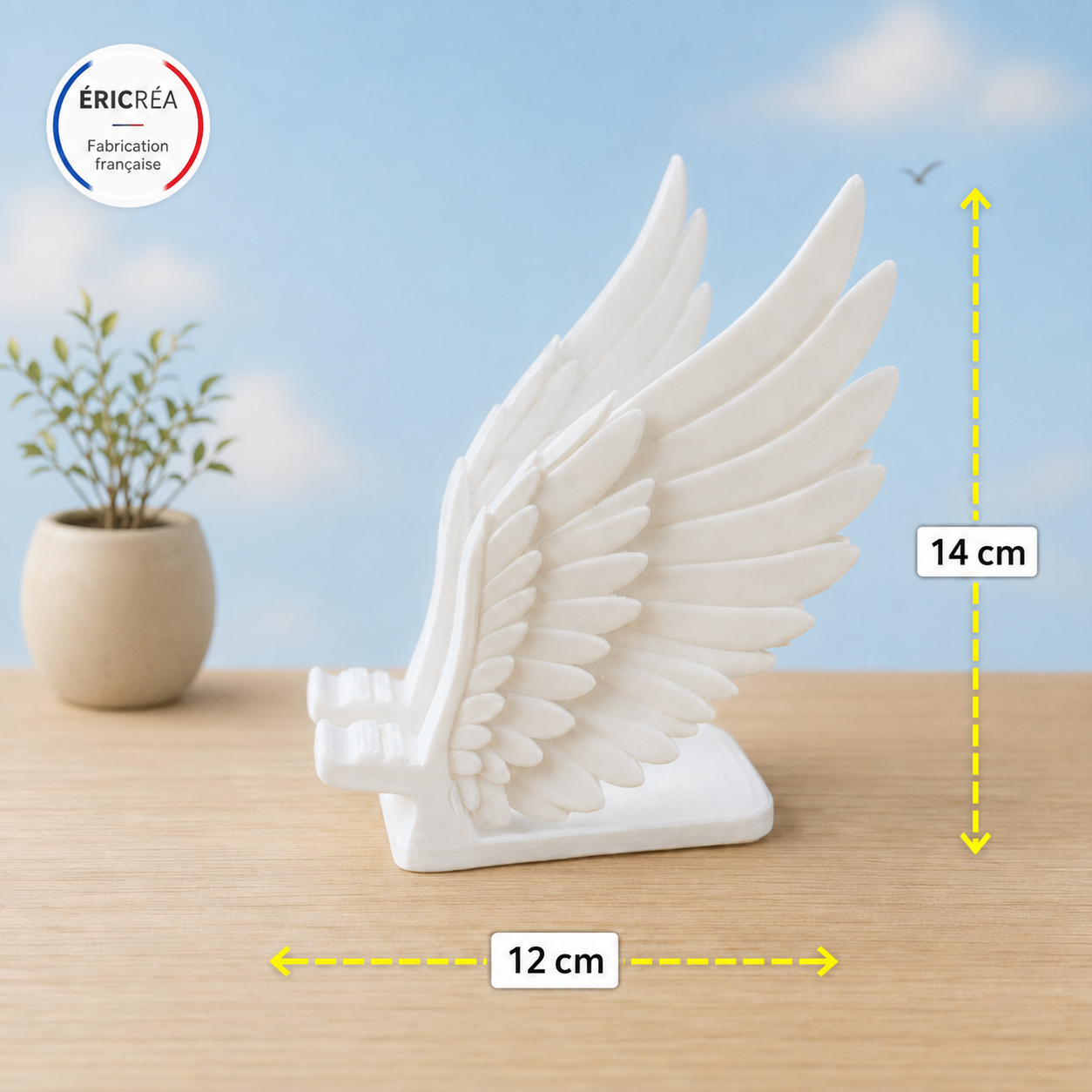 Ailes d’ange – Support téléphone