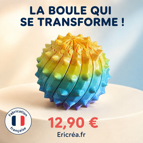 La Boule Métamorphose multicolore – objet transformable Ericréa à 12,90 €