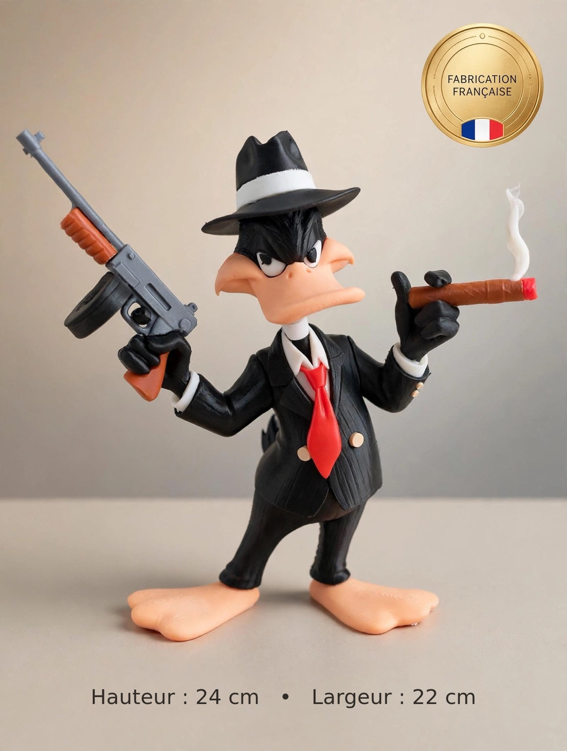 Figurine Daffy Duck, vue de face
