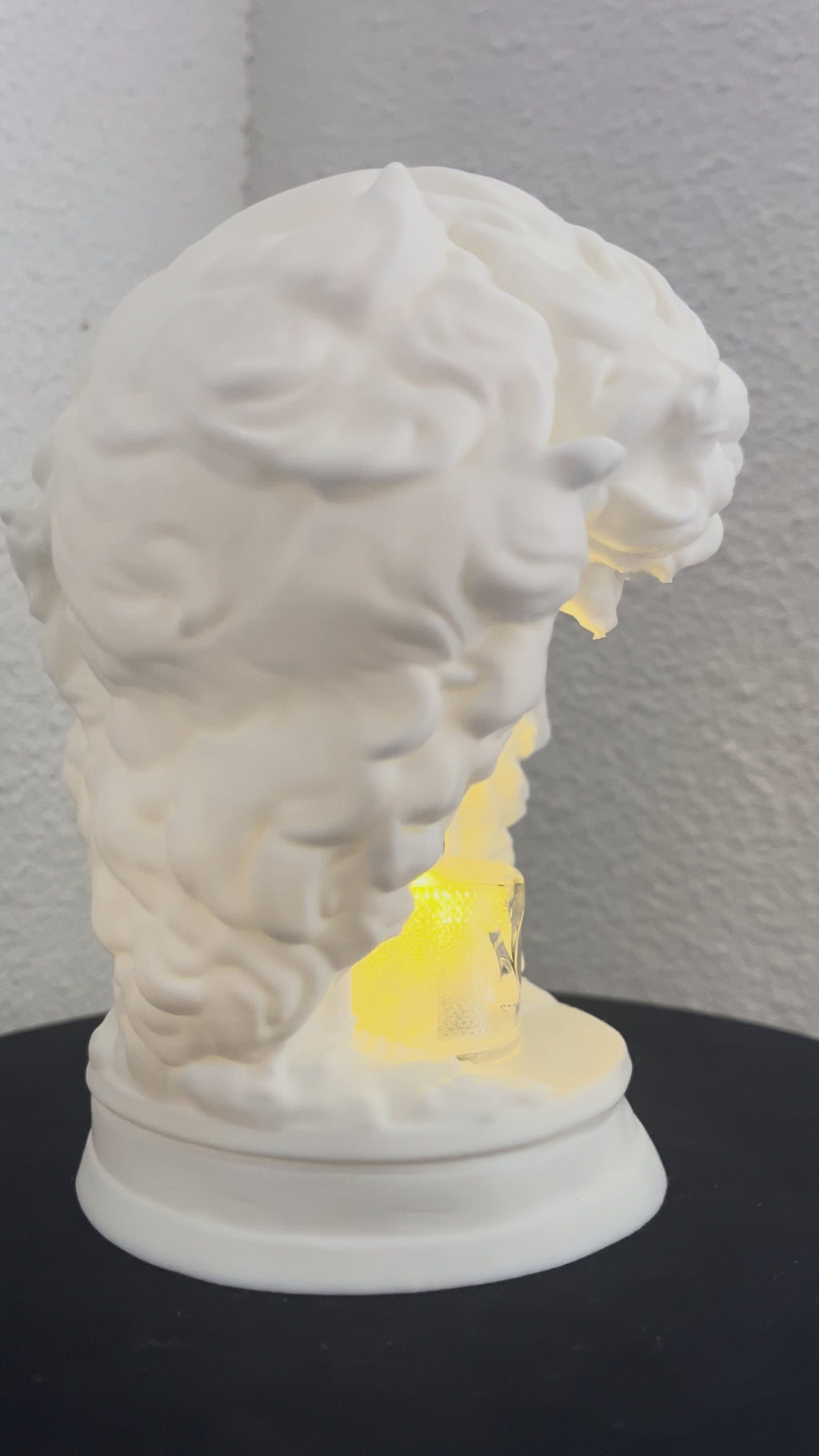 Lampe Décorative David Illuminé – Sculpture Design Impression 3D