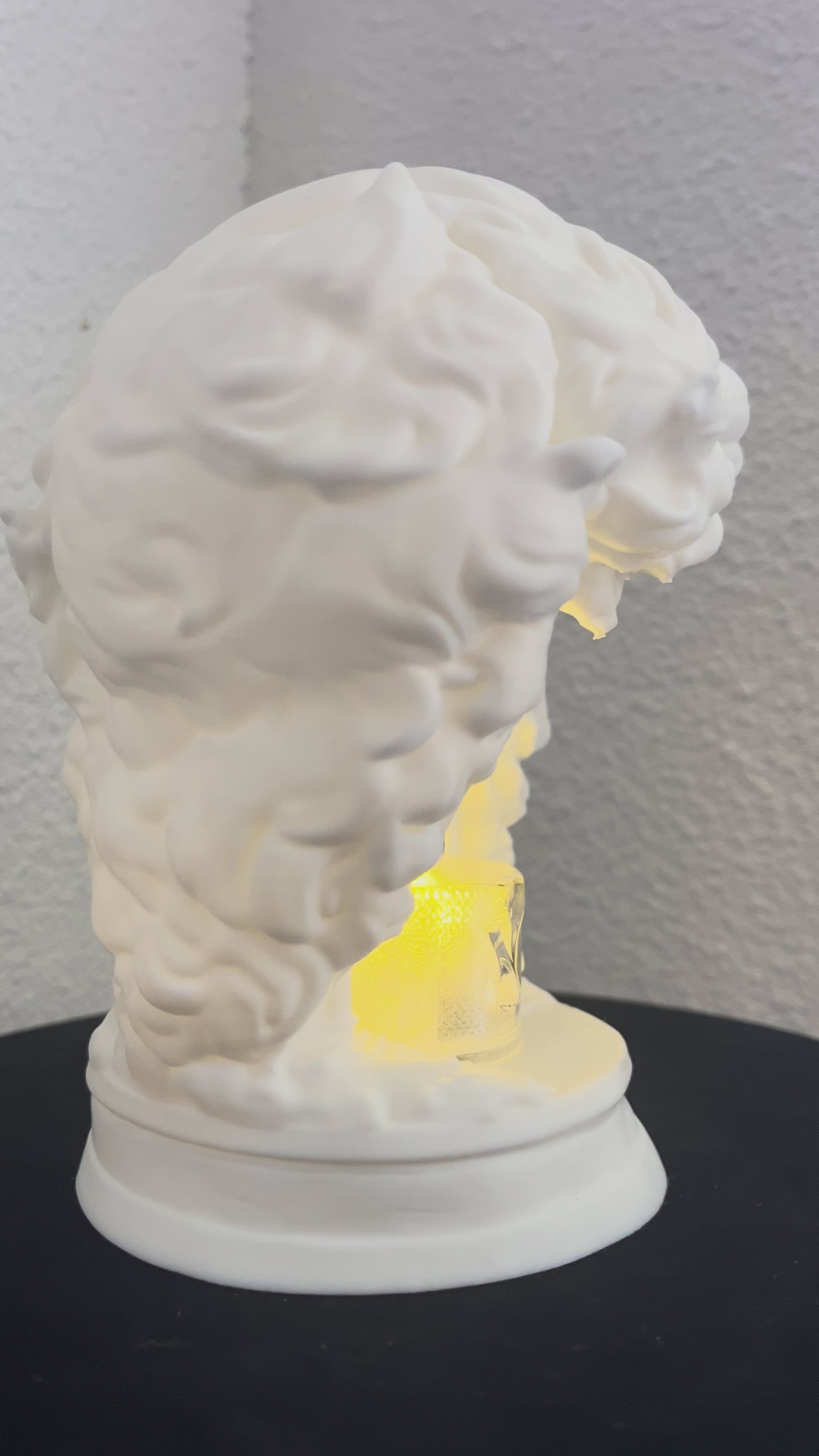 Lampe Décorative David Illuminé – Sculpture Design Impression 3D