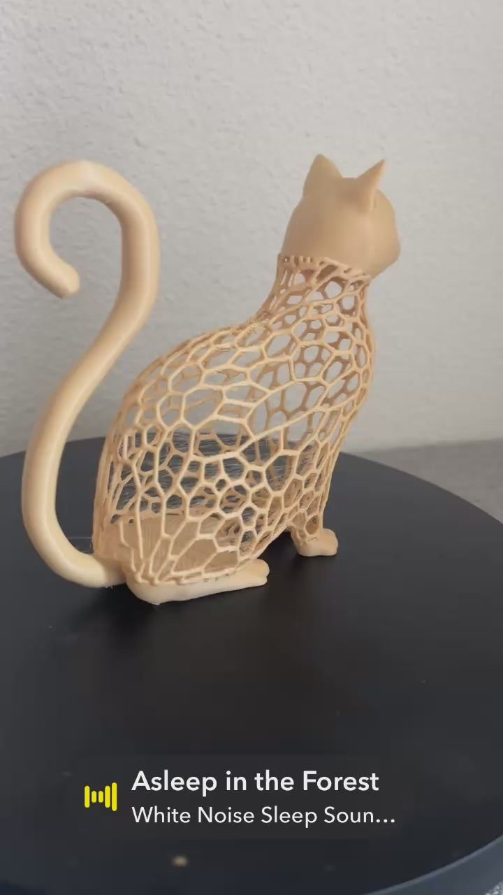 Chat Géométrique 3D – Une décoration qui attire tous les regards