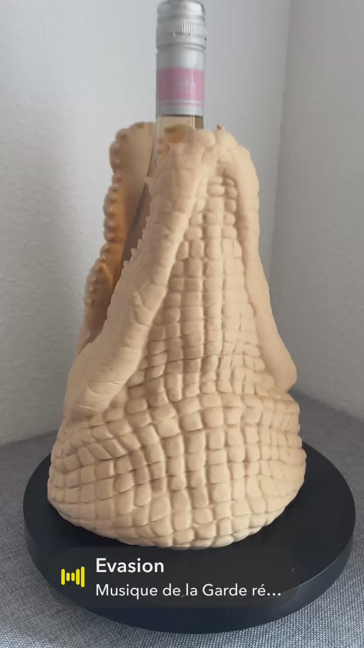 Porte-bouteille Crocodile 3D – L’alliance du design et de l’originalité