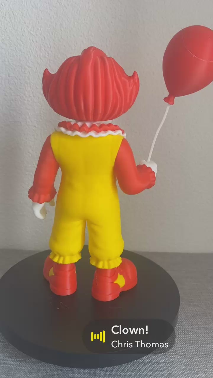 Figurine XXL « Ronald Grippe-Sou » – Édition Horror Clown