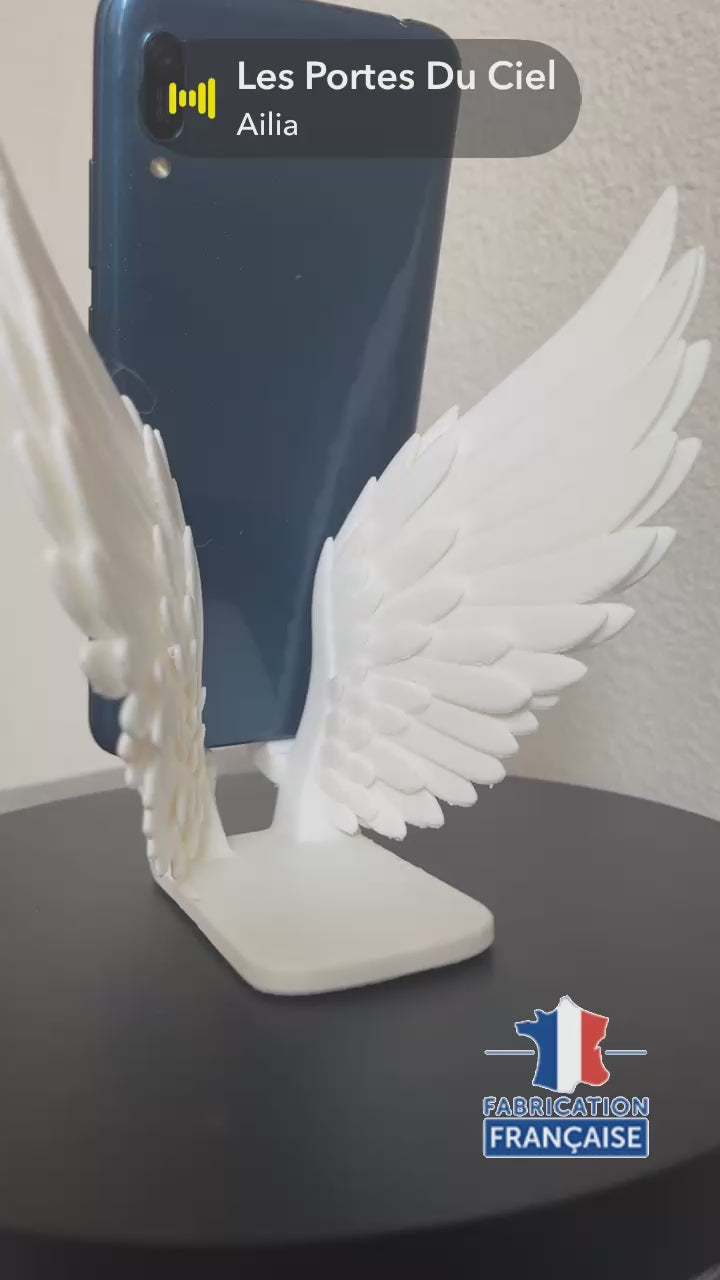 Ailes d’ange – Support téléphone
