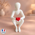 Figurine Ton cœur entre mes mains, vue de face