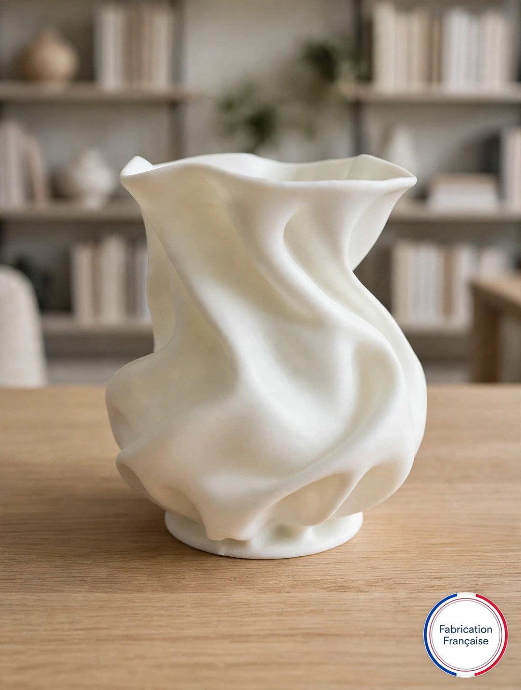 Vase décoratif torsadé – vue 2