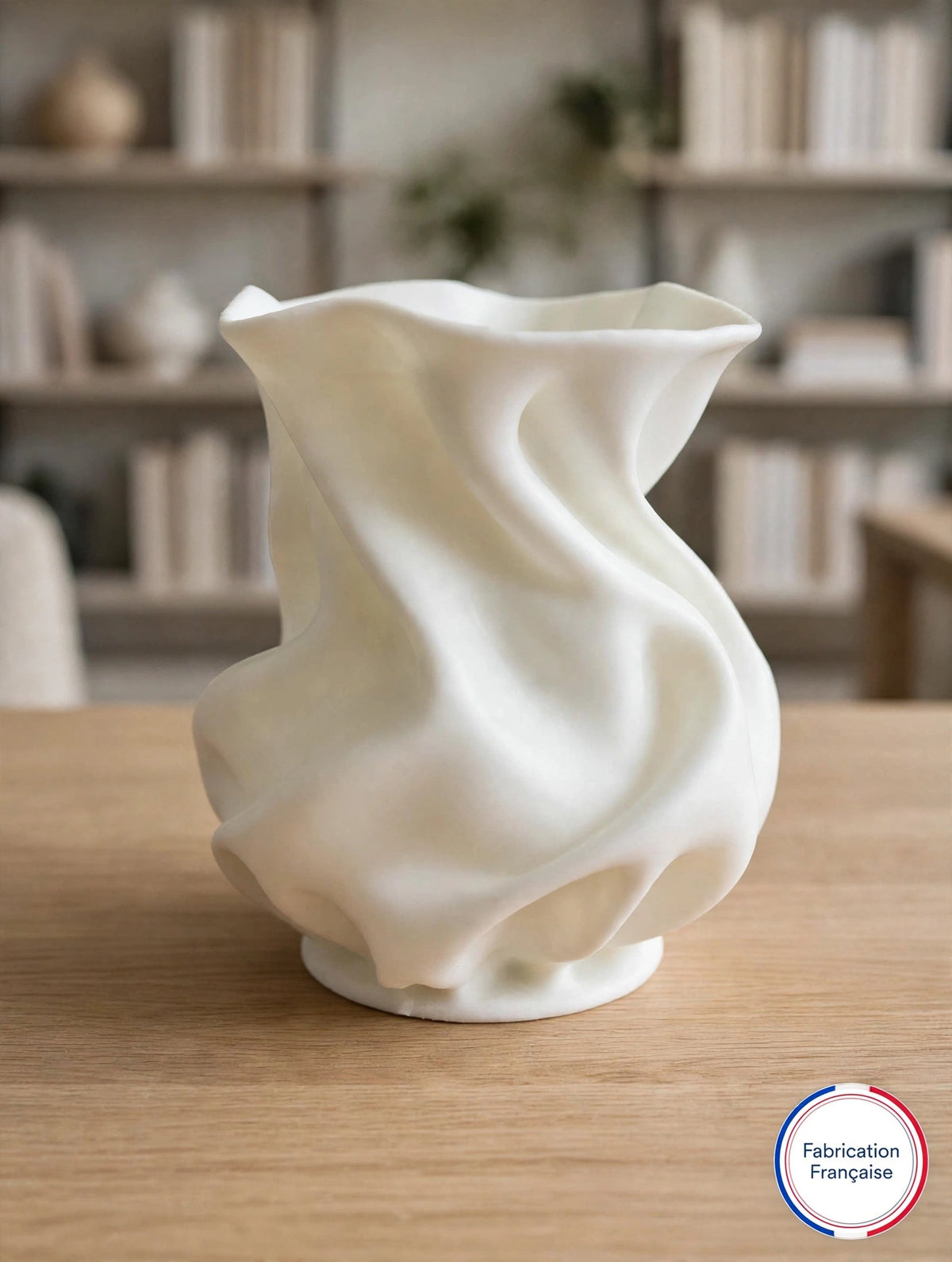 Vase décoratif torsadé – vue 2