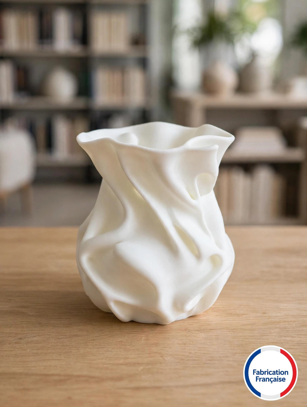Vase décoratif torsadé – vue 3