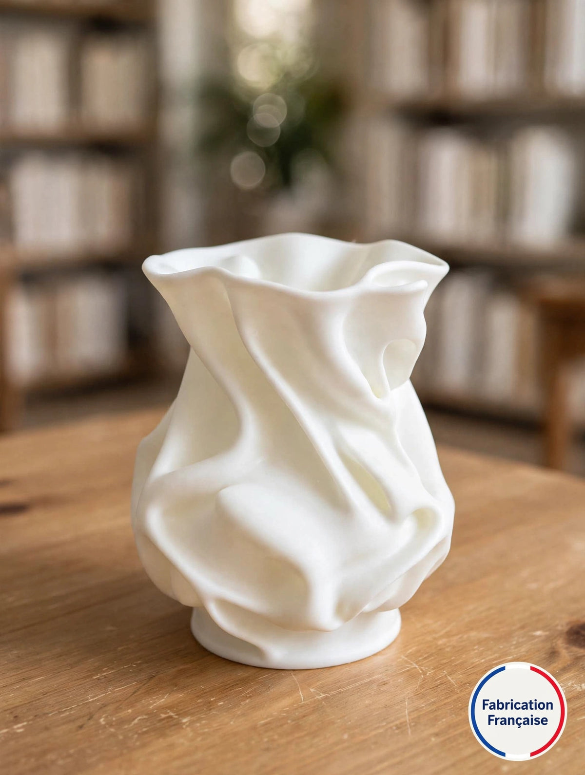 Vase décoratif torsadé – vue 4